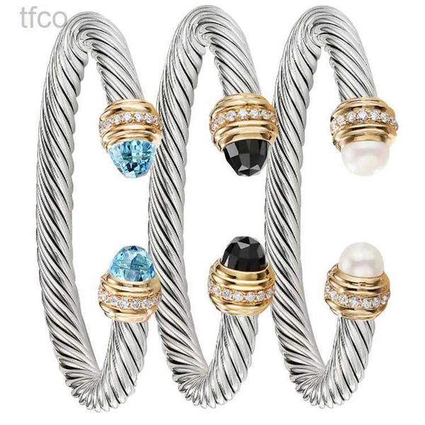 designer bracelets bracelet dy luxury twisted pearl head women fashion versatile twist jewelry wedding gifts 5mm, Black
designer bracelets bracelet dy luxury twisted pearl head women fashion versatile twist jewelry wedding gifts 5mm, Black