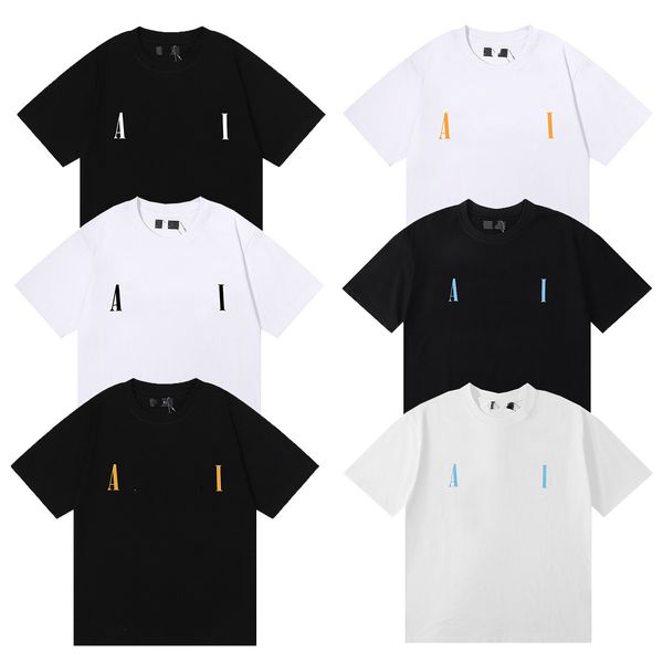 men's t shirts classic basic simple letter logo men and women loose fitting short sleeved t-shirt, White;black
men's t shirts classic basic simple letter logo men and women loose fitting short sleeved t-shirt, White;black