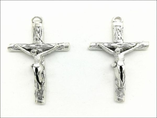 whole lot 50pcs retro style jesus cross jewelry making diy antique silver charms pendants for earring bracelet necklace 4323m5131929, Bronze;silver 
whole lot 50pcs retro style jesus cross jewelry making diy antique silver charms pendants for earring bracelet necklace 4323m5131929, Bronze;silver