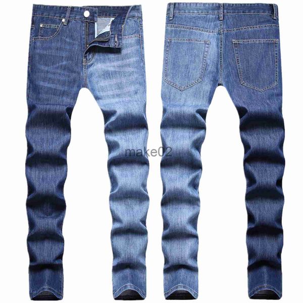 men's jeans mens slimfit blue jeanslight luxury two color decorating jeansno stretch stylish street fashion jeans x0714
men's jeans mens slimfit blue jeanslight luxury two color decorating jeansno stretch stylish street fashion jeans x0714