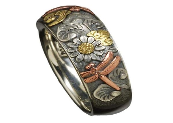 vintage carved rings flower dragonfly animal male and female ring party anniversary gift for friend jewelry1133164, Golden;silver
vintage carved rings flower dragonfly animal male and female ring party anniversary gift for friend jewelry1133164, Golden;silver