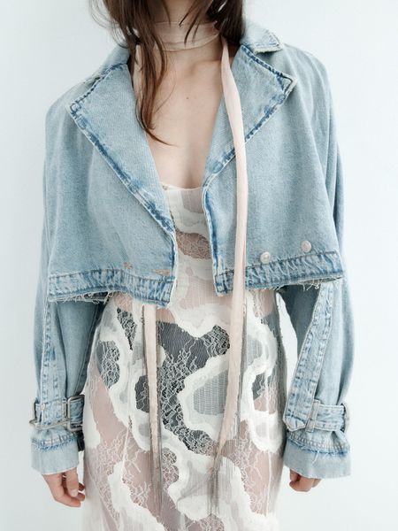 women's jackets rr3191 trf denim cropped trench coat for women oversized short trench coats women short jackets ladies long sleeve loos, Black;brown
women's jackets rr3191 trf denim cropped trench coat for women oversized short trench coats women short jackets ladies long sleeve loos, Black;brown