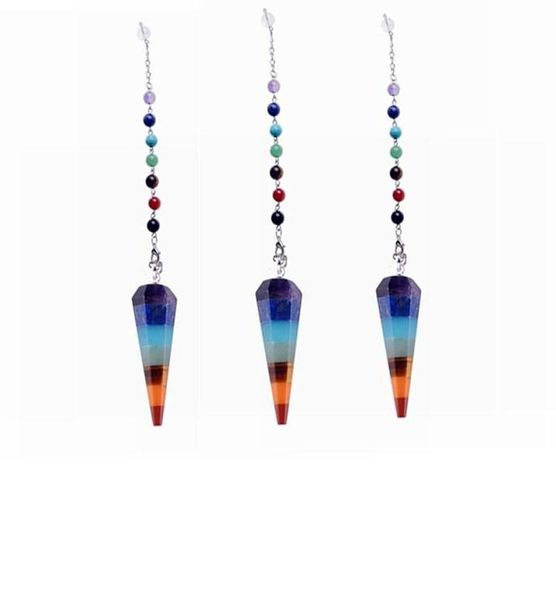 10pcslot 7 chakra stone yoga necklace raw quartz natural stone dowsing pendulum necklaces reiki rainbow jewelry woman039s gif5846800, Silver
10pcslot 7 chakra stone yoga necklace raw quartz natural stone dowsing pendulum necklaces reiki rainbow jewelry woman039s gif5846800, Silver