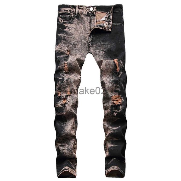 men's jeans mens trendy tiedye ripped denim pantsslimfit stretch jeansstreet fashion jeansdaily casual jeans pants x0714, Blue
men's jeans mens trendy tiedye ripped denim pantsslimfit stretch jeansstreet fashion jeansdaily casual jeans pants x0714, Blue