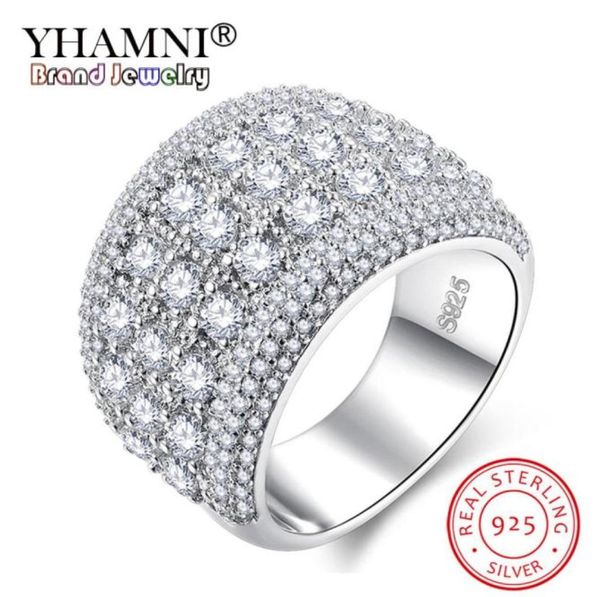 yhamni original solid 925 silver rings luxury fashion bridal rings for women micro cz zircon wedding crystal jewelry ra014691019951266756, Slivery;golden
yhamni original solid 925 silver rings luxury fashion bridal rings for women micro cz zircon wedding crystal jewelry ra014691019951266756, Slivery;golden