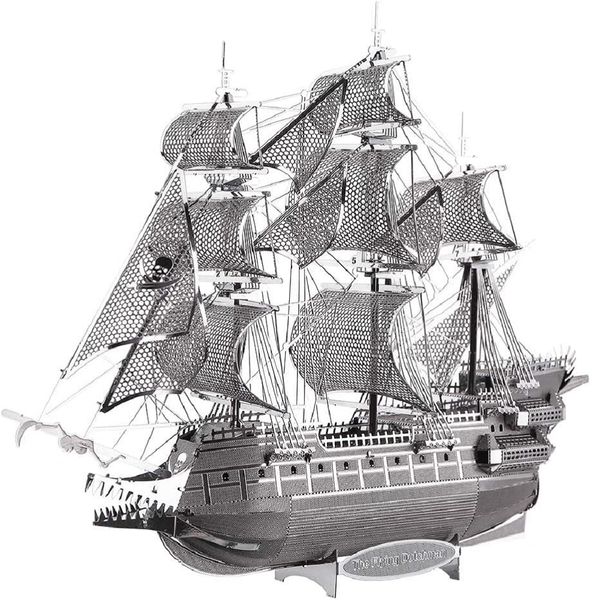 piececool 3d metal puzzle silver flying dutchman pirate ship model craft collection brain teaser stress relief toys handmade entertainment f
piececool 3d metal puzzle silver flying dutchman pirate ship model craft collection brain teaser stress relief toys handmade entertainment f