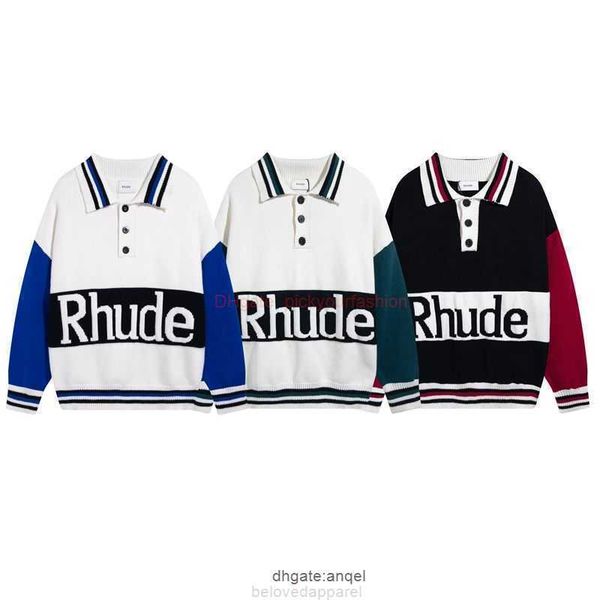 designer clothing mens sweatshirts hoodies rhude niche design sense american trendy brand loose fitting american college style knit sweater, Black
designer clothing mens sweatshirts hoodies rhude niche design sense american trendy brand loose fitting american college style knit sweater, Black