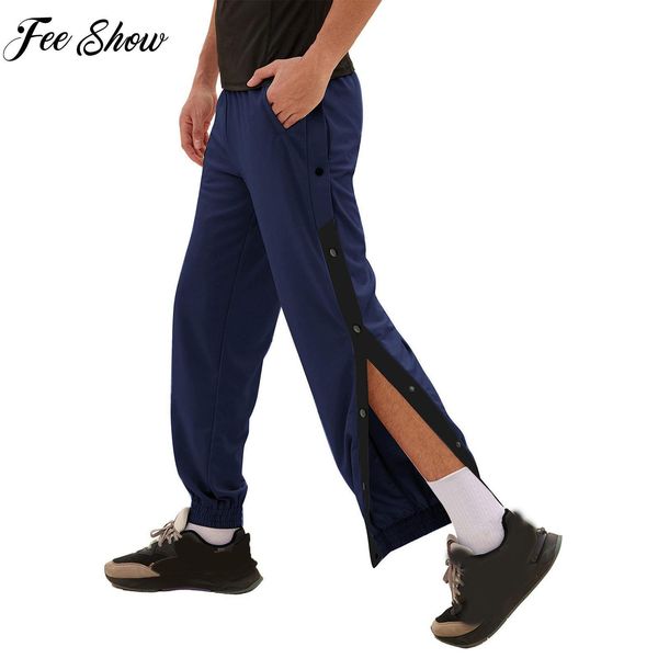 men's pants fashion mens casual bottoms gym fitness workout sport trousers man elastic waist side split button sweatpants jogger 230714, Black
men's pants fashion mens casual bottoms gym fitness workout sport trousers man elastic waist side split button sweatpants jogger 230714, Black