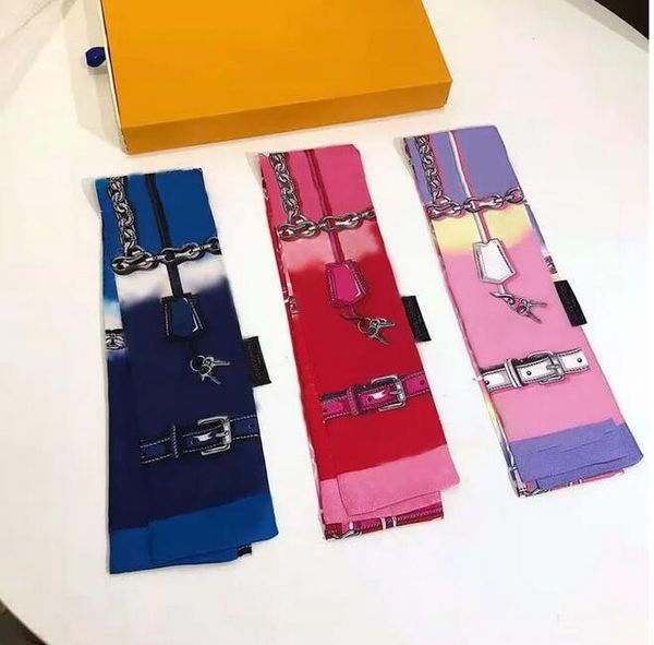 2023 luxury brand women's fashion scarves designer headband classic handbag scarf silk material size 8*120cm, Blue;gray
2023 luxury brand women's fashion scarves designer headband classic handbag scarf silk material size 8*120cm, Blue;gray