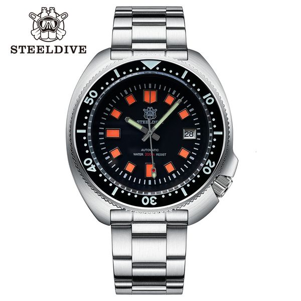 other watches sd1970r limited supply steeldive brand 44mm stainless steel ceramic bezel 200m waterproof nh35 automatic dive wathch for men 2, Slivery;black
other watches sd1970r limited supply steeldive brand 44mm stainless steel ceramic bezel 200m waterproof nh35 automatic dive wathch for men 2, Slivery;black