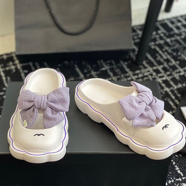 womens slippers designer rubber bowknot platform heels 4cm sandals slip on slides ladies mules outdoor beach shoe leisure shoe classic white, Black
womens slippers designer rubber bowknot platform heels 4cm sandals slip on slides ladies mules outdoor beach shoe leisure shoe classic white, Black