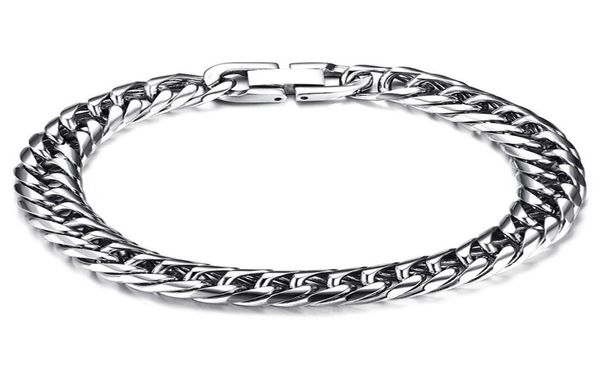 silver bracelets mens stainless steel chain on hand for man charm cuban link accessories gifts men punklink5904233, Black
silver bracelets mens stainless steel chain on hand for man charm cuban link accessories gifts men punklink5904233, Black