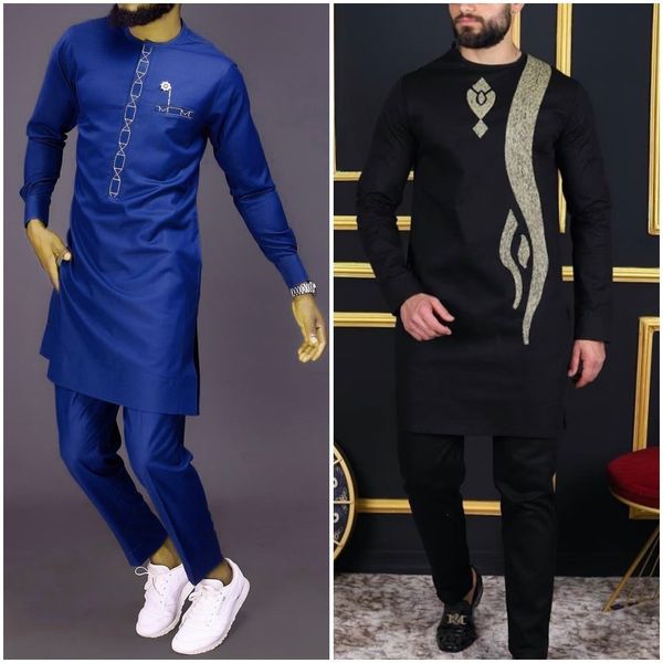 men's tracksuits kaftan luxury men's suit print trim trousers dashiki african ethnic casual style 2 piece set traditional wear wed, Gray
men's tracksuits kaftan luxury men's suit print trim trousers dashiki african ethnic casual style 2 piece set traditional wear wed, Gray
