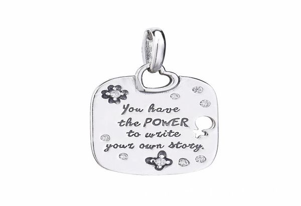 2019 spring new 925 sterling silver female empowerment motto pendant charm bead fits european jewelry charm bracelets5061284, Black
2019 spring new 925 sterling silver female empowerment motto pendant charm bead fits european jewelry charm bracelets5061284, Black