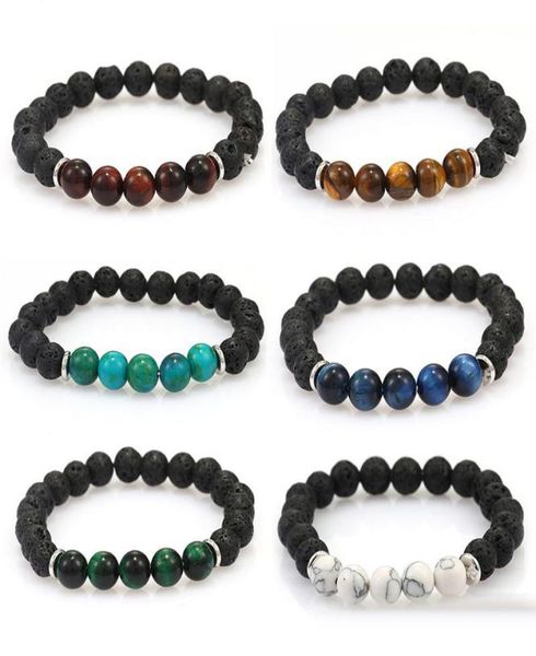 6 designs lava rock beads charms bracelets natural essential oil diffuser elastic bracelet volcanic rock beaded hand strings men b6053601, Black
6 designs lava rock beads charms bracelets natural essential oil diffuser elastic bracelet volcanic rock beaded hand strings men b6053601, Black