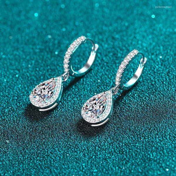 dangle earrings smyoue white gold 1ct pear cut moissanite drop earring for women sparkling diamond luxury quality jewelry s925 sterling, Silver
dangle earrings smyoue white gold 1ct pear cut moissanite drop earring for women sparkling diamond luxury quality jewelry s925 sterling, Silver