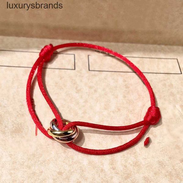 trinity 925silver bracelet lucky red rope for woman designer gold plated 18k t0p quality highest counter quality brand designer jewelry anni, Golden;silver
trinity 925silver bracelet lucky red rope for woman designer gold plated 18k t0p quality highest counter quality brand designer jewelry anni, Golden;silver