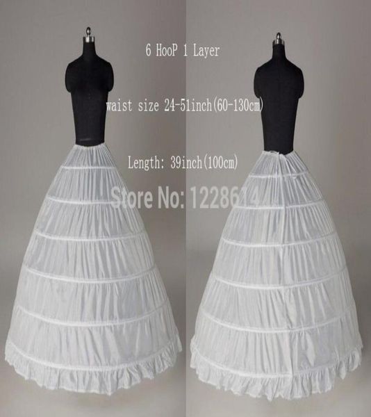 2018 white 6 hoop slirt under wedding dress ball gowns crinoline petticoats bridal wedding accessories vestido de noiva9737291
2018 white 6 hoop slirt under wedding dress ball gowns crinoline petticoats bridal wedding accessories vestido de noiva9737291