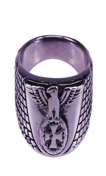 deutsches reich eagle cross ring retro silver men rings simple accessory7613559, Gray
deutsches reich eagle cross ring retro silver men rings simple accessory7613559, Gray