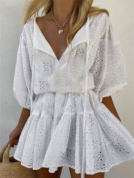 urban dresses chronstyle elegant women lace floral short sleeve mini dress v neck solid high waist hollow out party female vestidos 230714, White;black
urban dresses chronstyle elegant women lace floral short sleeve mini dress v neck solid high waist hollow out party female vestidos 230714, White;black