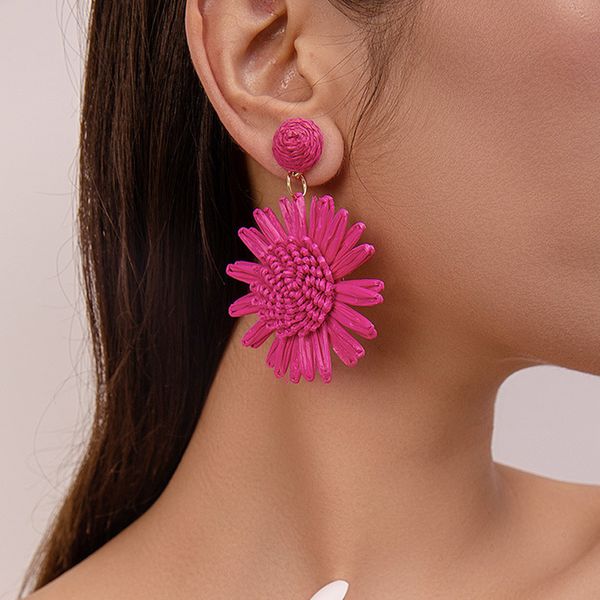 stud sale bohemian hand knitted raffia sunflower earrings female temperament personality droplets retro tassel delicate jewelry 230714, Golden;silver
stud sale bohemian hand knitted raffia sunflower earrings female temperament personality droplets retro tassel delicate jewelry 230714, Golden;silver