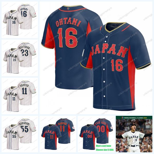 16 shohei ohtani 2023 japan world baseball classic jersey 23 lars nootbaar yu darvish shosei togo yuki matsui roki sasaki taisei ota hiromi, Blue;black
16 shohei ohtani 2023 japan world baseball classic jersey 23 lars nootbaar yu darvish shosei togo yuki matsui roki sasaki taisei ota hiromi, Blue;black