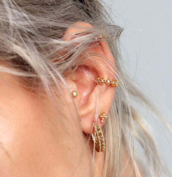 romantic lace four clover ear cuff earring multi piercing stack fashion jewelry 925 sterling silver girl cute ear cuff3830946, Golden;silver
romantic lace four clover ear cuff earring multi piercing stack fashion jewelry 925 sterling silver girl cute ear cuff3830946, Golden;silver