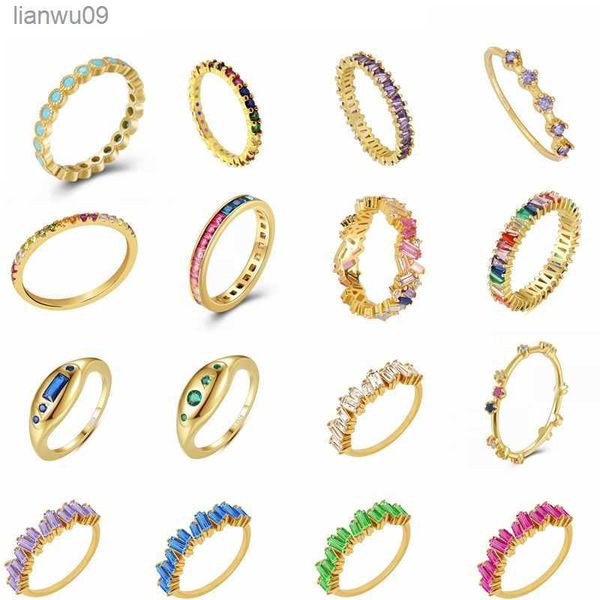 plated 24k gold925 silver multicolor crystal rings turquoise engagement wedding promise ring party jewelry gifts l230704, Golden;silver
plated 24k gold925 silver multicolor crystal rings turquoise engagement wedding promise ring party jewelry gifts l230704, Golden;silver