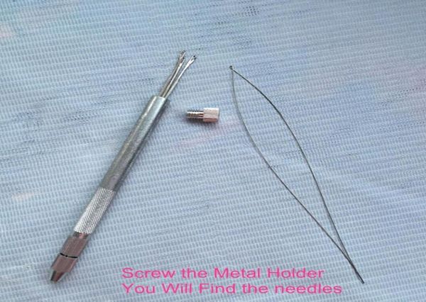 1 set hair extension tools knitting needles new 3x hooking ventilating alum pulling needle holder kit for micro ring tool9613745
1 set hair extension tools knitting needles new 3x hooking ventilating alum pulling needle holder kit for micro ring tool9613745