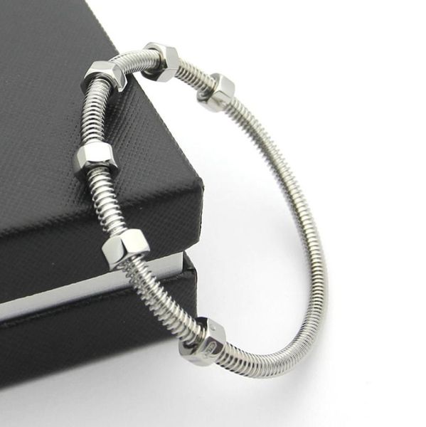 factory 2017 new 6 screw bracelets men and women lovers thread titanium bracelet3537683, Black
factory 2017 new 6 screw bracelets men and women lovers thread titanium bracelet3537683, Black