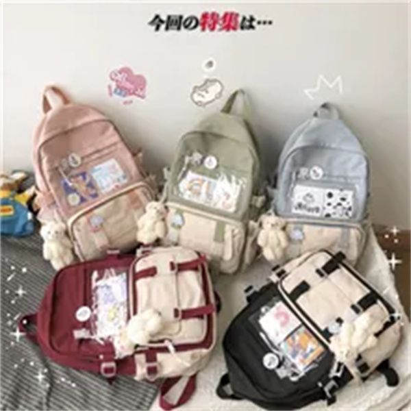 kawaii women backpack waterproof school bag for teenager girl student bookbag laprucksack cute female travel bagpack mochila a4, Black
kawaii women backpack waterproof school bag for teenager girl student bookbag laprucksack cute female travel bagpack mochila a4, Black