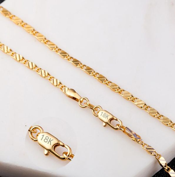 2mm 18k gold chains necklace fashion women039s choker necklaces for ladies luxury jewelry 16 18 20 22 24 26 28 30 inches5672479, Silver
2mm 18k gold chains necklace fashion women039s choker necklaces for ladies luxury jewelry 16 18 20 22 24 26 28 30 inches5672479, Silver