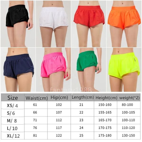 

ll-88248 womens yoga outfit high waist shorts exercise pants gym fitness wear girls running elastic sportswear cheerleaders y high rise line