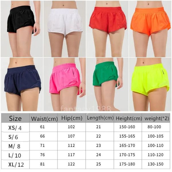 

ll-88248 womens yoga outfit high waist shorts exercise pants gym fitness wear girls running elastic sportswear cheerleaders y high rise line