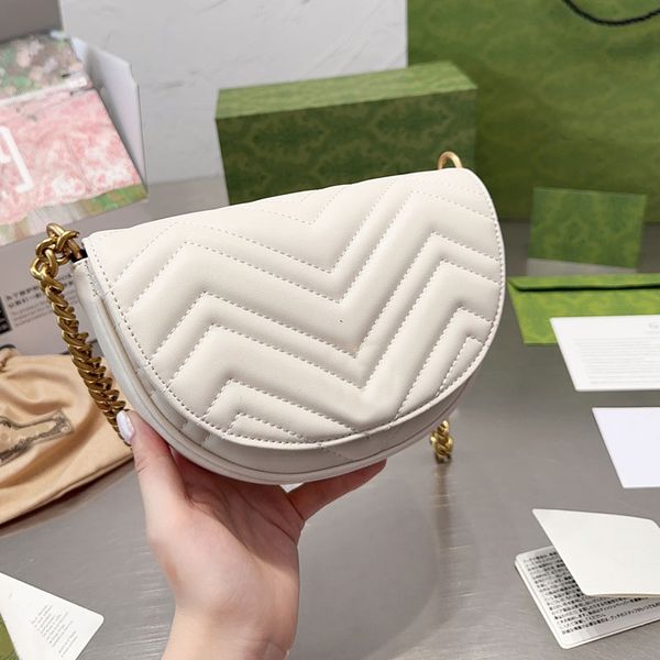 women's chain saddle bag shoulder cross body purse flap handbag gold hardware letter half moon wallet cowhide genuine leather designer
women's chain saddle bag shoulder cross body purse flap handbag gold hardware letter half moon wallet cowhide genuine leather designer