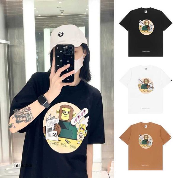 2023 men's and women's fashion t-shirts trend brand ape short sleeve summer cartoon loose round neck drop shoulder sleeves ins ver, White;black
2023 men's and women's fashion t-shirts trend brand ape short sleeve summer cartoon loose round neck drop shoulder sleeves ins ver, White;black