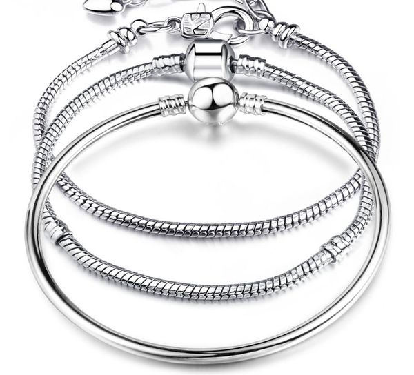 925 sterling silver love chains bangle bracelet fit european beads charm bracelet for women&men s fashion diy jewelry gift4935359, Black
925 sterling silver love chains bangle bracelet fit european beads charm bracelet for women&men s fashion diy jewelry gift4935359, Black