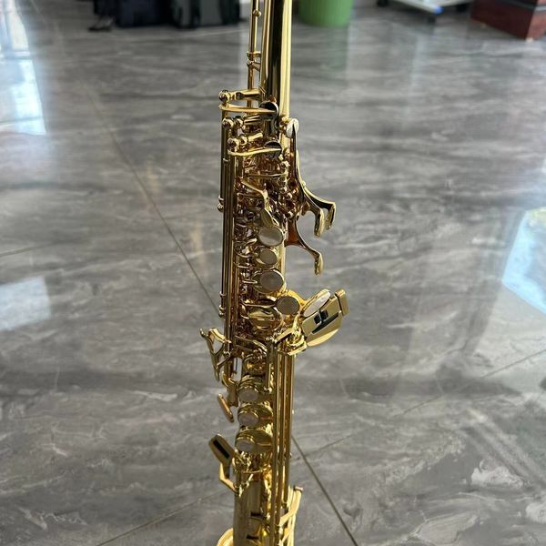 802 straight tube bb painted gold brass soprano saxophone shell keys one to one carved with case soprano sax
802 straight tube bb painted gold brass soprano saxophone shell keys one to one carved with case soprano sax