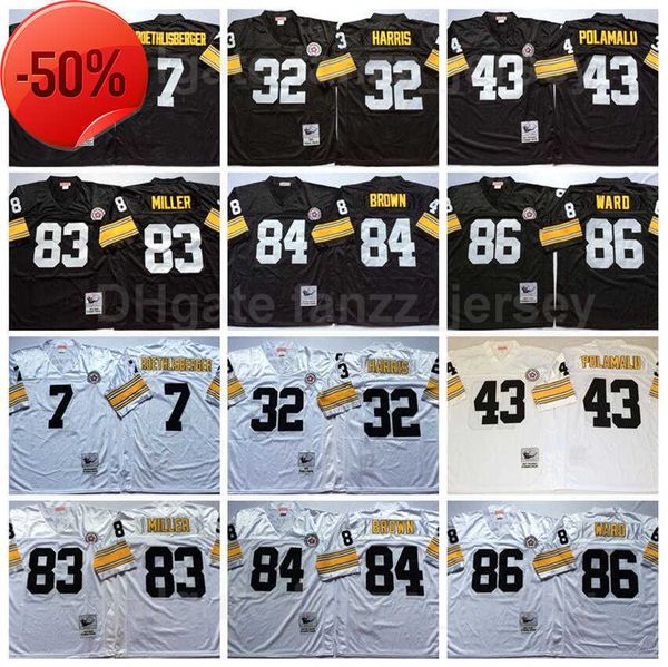 ncaa vintage football 86 hines ward jersey retro 7 ben roethlisberger 43 troy polamalu 83 heath miller 84 antonio brown 32 franco harris, Black;red
ncaa vintage football 86 hines ward jersey retro 7 ben roethlisberger 43 troy polamalu 83 heath miller 84 antonio brown 32 franco harris, Black;red