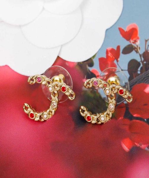 2022 charm stud earring hollow design with red bead colorful diamond for women engagement in 18k gold plated have stam9590552, Golden
2022 charm stud earring hollow design with red bead colorful diamond for women engagement in 18k gold plated have stam9590552, Golden