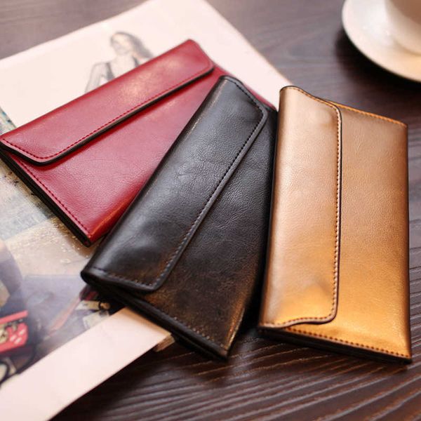 2023 new long wallet women's leather buckle simple business cowhide thin wallet card trend
2023 new long wallet women's leather buckle simple business cowhide thin wallet card trend
