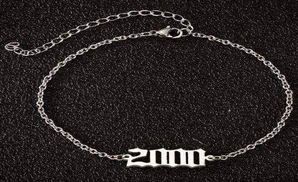he16 number 12000 arabic numerals birthday year anklet leg bracelet stainless steel fashion jewelry for women men gifts5730155, Golden;silver
he16 number 12000 arabic numerals birthday year anklet leg bracelet stainless steel fashion jewelry for women men gifts5730155, Golden;silver