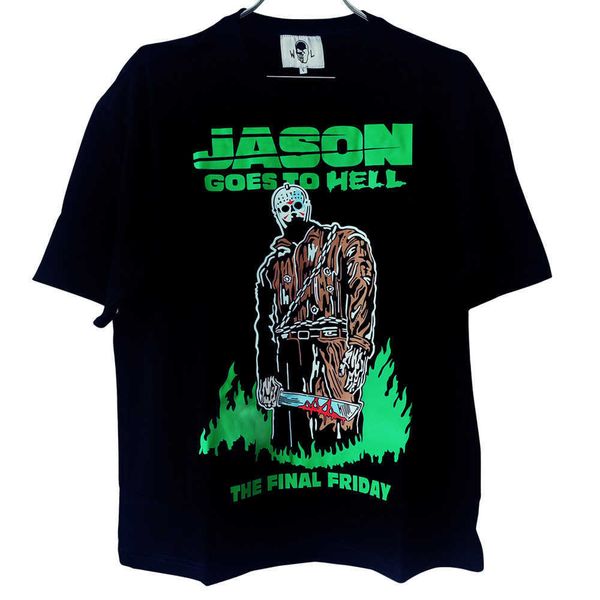 warren black friday night jason mask t-shirt loose large short sleeve, White;black
warren black friday night jason mask t-shirt loose large short sleeve, White;black