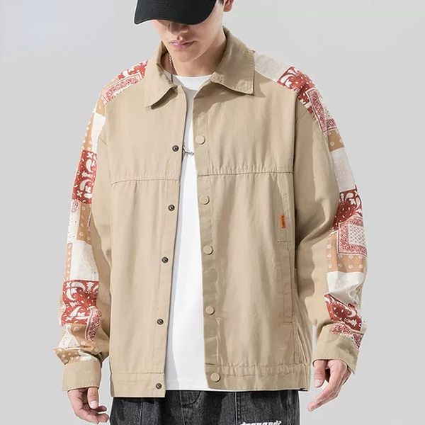 men's jackets spring varsity jacket men color blocking print outerwear fall fashion oversized casual windbreaker coats baseball 230714, Black;brown
men's jackets spring varsity jacket men color blocking print outerwear fall fashion oversized casual windbreaker coats baseball 230714, Black;brown