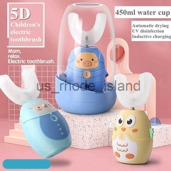other baby feeding children 360 degrees sonic automatic electric toothbrush rechargeable u type soft silicone toothbrush for kids gift x0714
other baby feeding children 360 degrees sonic automatic electric toothbrush rechargeable u type soft silicone toothbrush for kids gift x0714