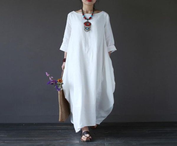 2018 summer plus size long sleeve dresses for women 3xl 4xl 5xl loose cotton linen dress white boho shirt dress long maxi robe6324239, White;black
2018 summer plus size long sleeve dresses for women 3xl 4xl 5xl loose cotton linen dress white boho shirt dress long maxi robe6324239, White;black