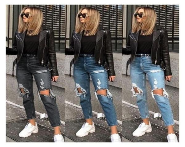 women039s jeans hole slimming womens ripped straight trousers autumn fashion elastic breathable casual high waist women de4091048, Blue
women039s jeans hole slimming womens ripped straight trousers autumn fashion elastic breathable casual high waist women de4091048, Blue