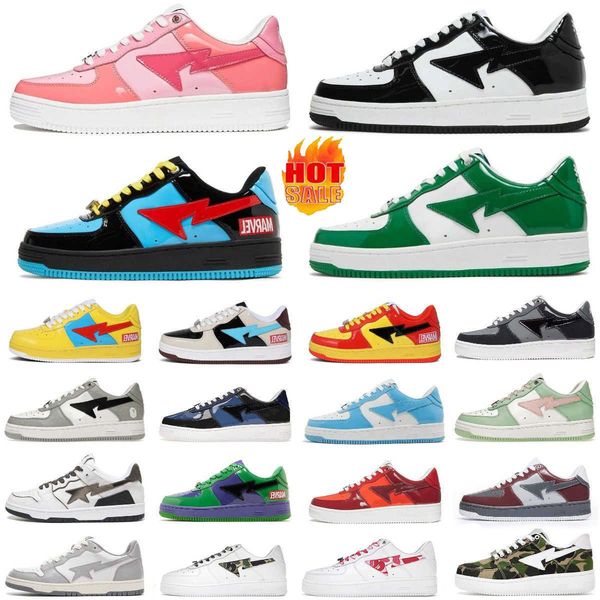 designer shoes bapppstaes outdoor shoes bapppes mens sk8es staes casual shoes patent leather black color camo combo pink abc camos blue grey
designer shoes bapppstaes outdoor shoes bapppes mens sk8es staes casual shoes patent leather black color camo combo pink abc camos blue grey