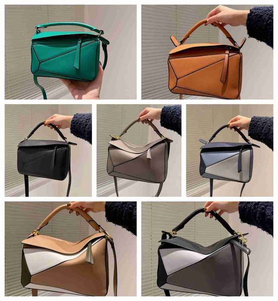 designer bag genuine leather handbag shoulder bucket woman bags puzzle clutch totes crossbody geometry square contrast color patchwork purse
designer bag genuine leather handbag shoulder bucket woman bags puzzle clutch totes crossbody geometry square contrast color patchwork purse