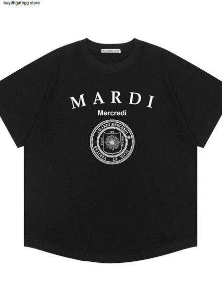 women's t-shirts fashion brand mardi emblem letter printing versatile slim fit pure cotton loose short sleeve, White
women's t-shirts fashion brand mardi emblem letter printing versatile slim fit pure cotton loose short sleeve, White